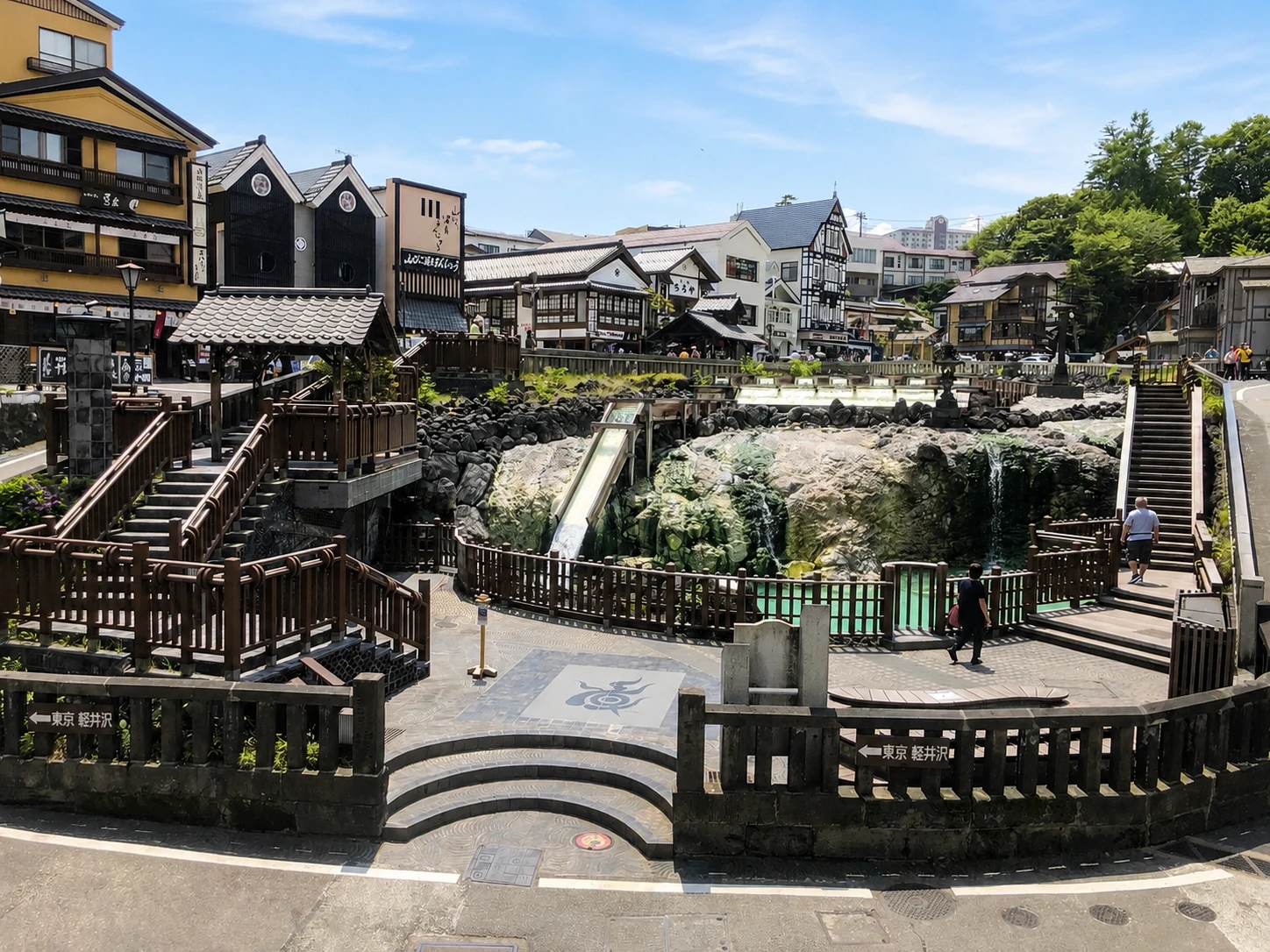 草津温泉周遊コース（草津温泉湯畑）